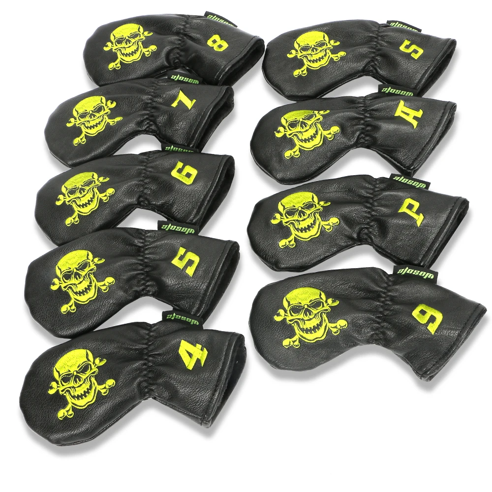 Чехол с железной головкой для гольфа синий зеленый красный три цвета на выбор