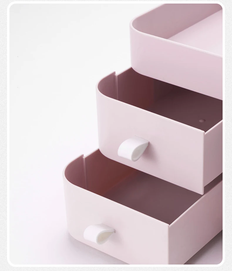 Makeup Brush Organizer Large Capacity Cosmetic Storage Box L ipstick Nail Polish Holder Desktop Drawer Container | Красота и здоровье