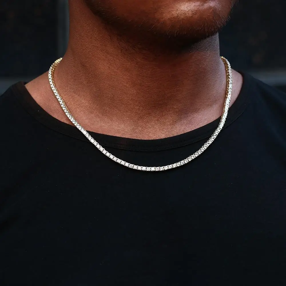 

3MM Gold Plated Tennis Chain