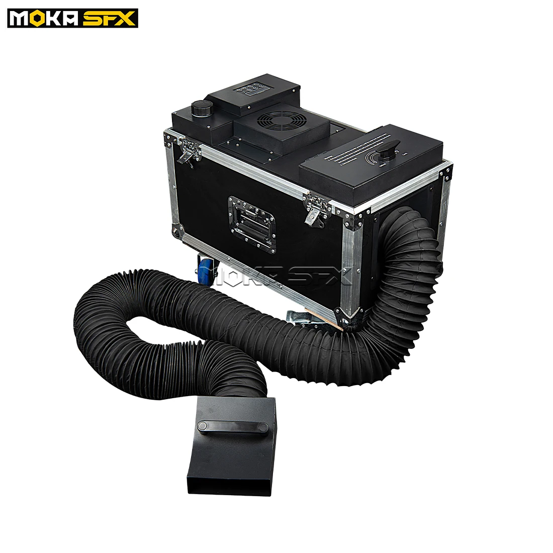 

MOKA SFX 2000w Water Based Fog Machine Low Lying Ground Fogger Flight Case High Power Professional Stage Effect Wedding Party