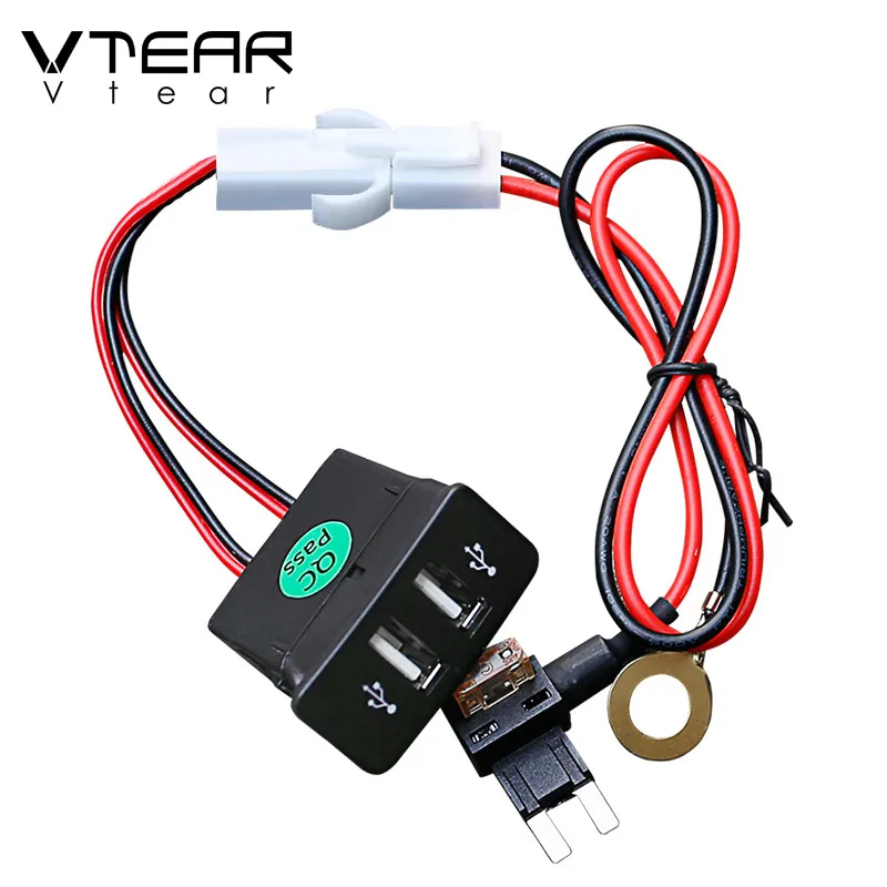 

Vtear для Джили Атлас автомобильный адаптер с двумя usb-разъемами, автомобильное зарядное устройство, адаптер для мобильного телефона, автомобильные аксессуары для Geely Atlas Emgrand NL-3 Proton X70 2019 2020