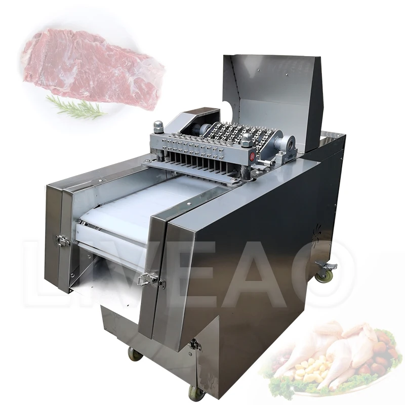 

Meat Cutter Chopping Chicken Nugget Machine For Canteen Hotel Meat Processing Cutting Machine