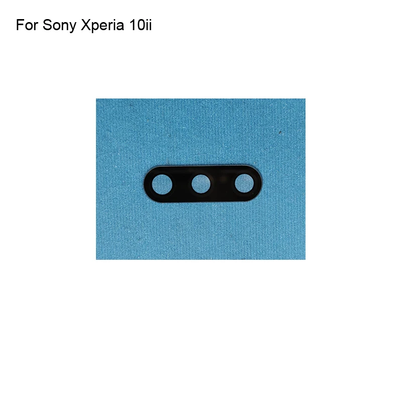 2PCS High quality For Sony Xperia 10ii Back Rear Camera Glass Lens test good For Sony Xperia 10 ii Replacement Parts