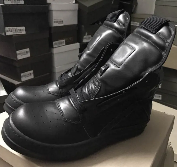Harga High Street RO Sepatu Kulit Atas Tinggi Sneakers Pria Sepatu Pria Sepatu Bot Kasual Pria Sepatu Siswa Sneakers Pria