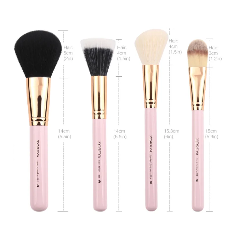 

Makeup Set Brush Hot Sale 12 Rayon Color Tube Makeup Brush Set