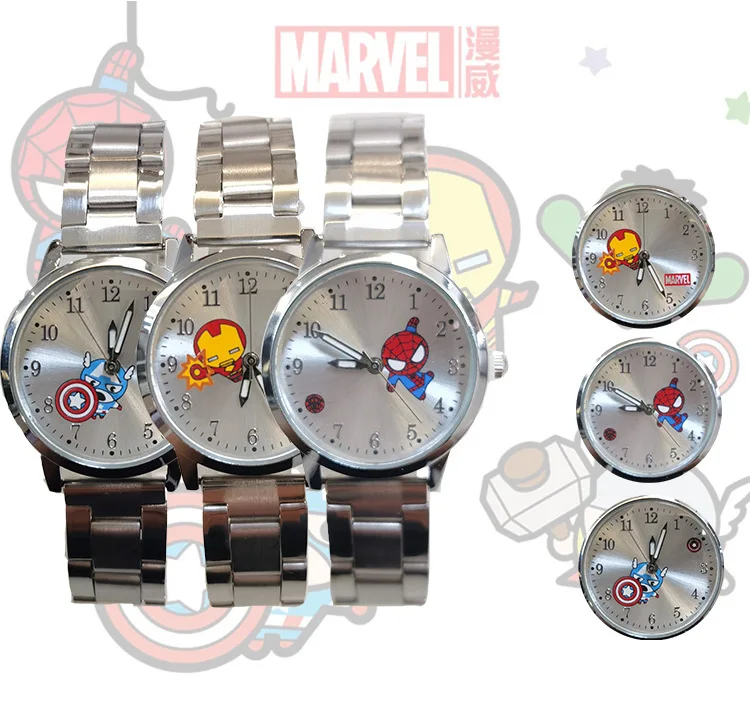 

2021 Disney Marvel Spider-Man Children's Smart Wrist Digital Waterproof Electronic Watch Children's Electronic Clock Girls