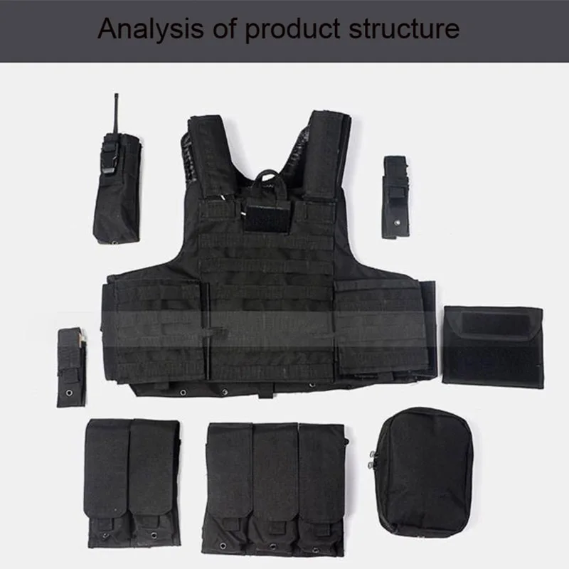МОЛЛЕ системы износостойкий Охотничий Тактический жилет скалолазание пластины