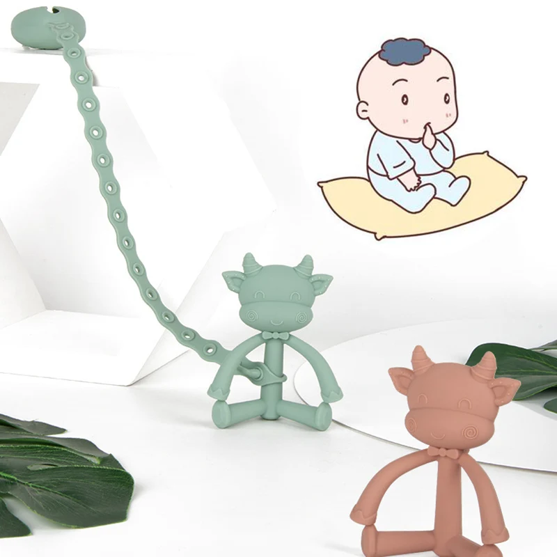 Стереоскопические силиконовые грызунки для зубов овец коров пищевой силикон