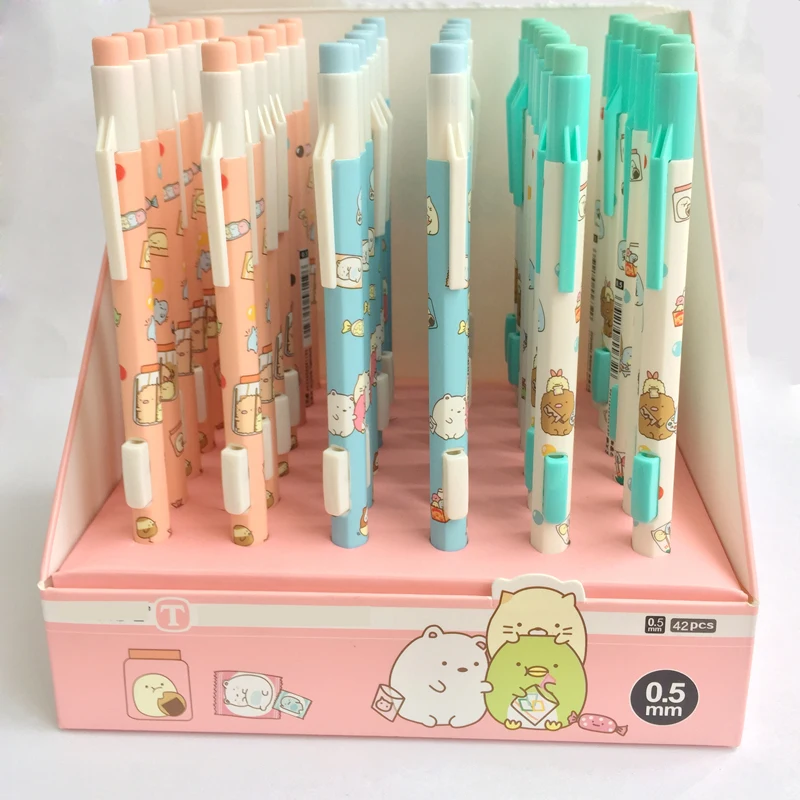 1 шт. автоматический механический карандаш с ластиком и мультяшным