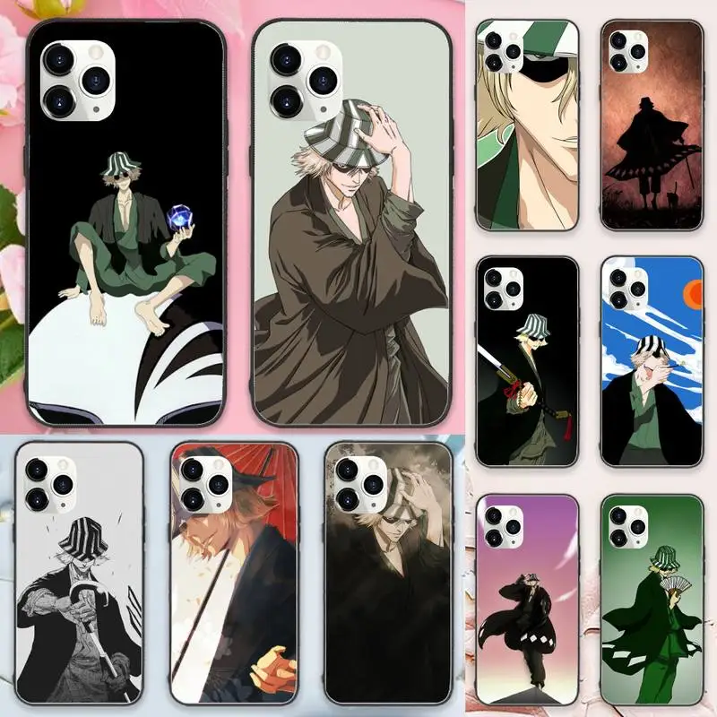 

Urahara Kisuke Bleach anime Phone Case For iphone 12 11 13 7 8 6 s plus x xs xr pro max mini