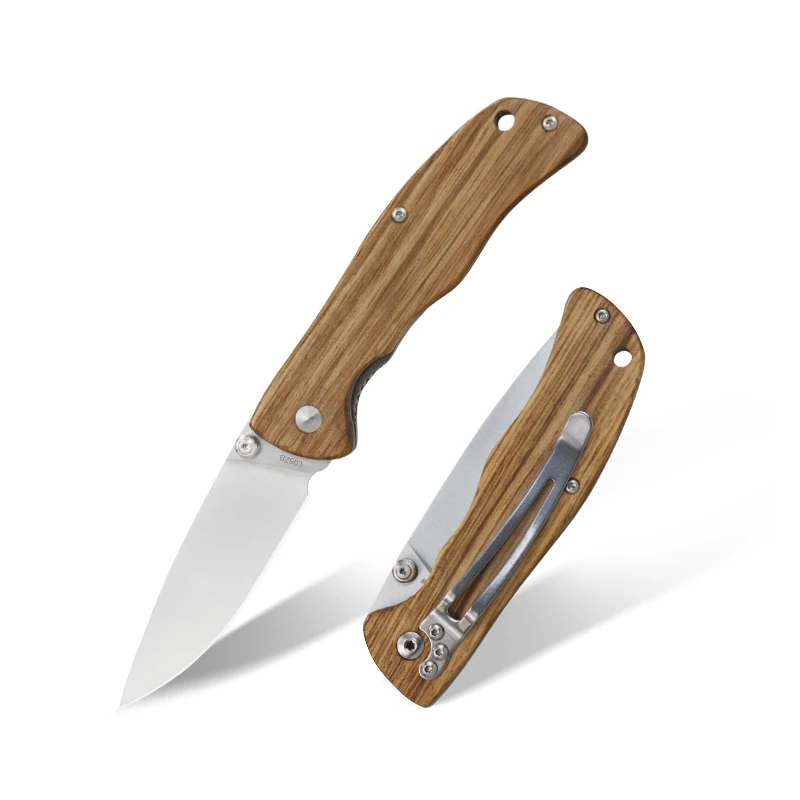 Складной нож Enlan L05ZB ручка из зебрано карманный тактический резец для кемпинга