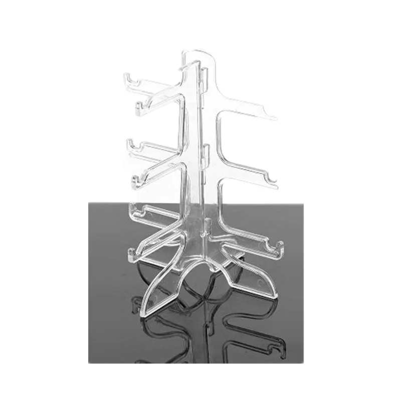 

1Pc New 3 Layers Transparent Sunglasses Show Rack Holders Eyeglasses Display Stand Storage Holder Glasses Shelf Home Organizer #