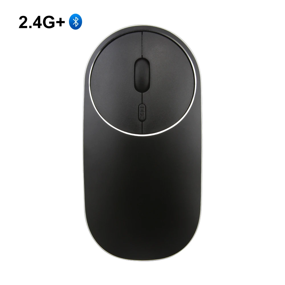 

Bluetooth4.0 + 2.4G Wireless Mouse Rechargeable Silent Dual Mode Computer For Laptop