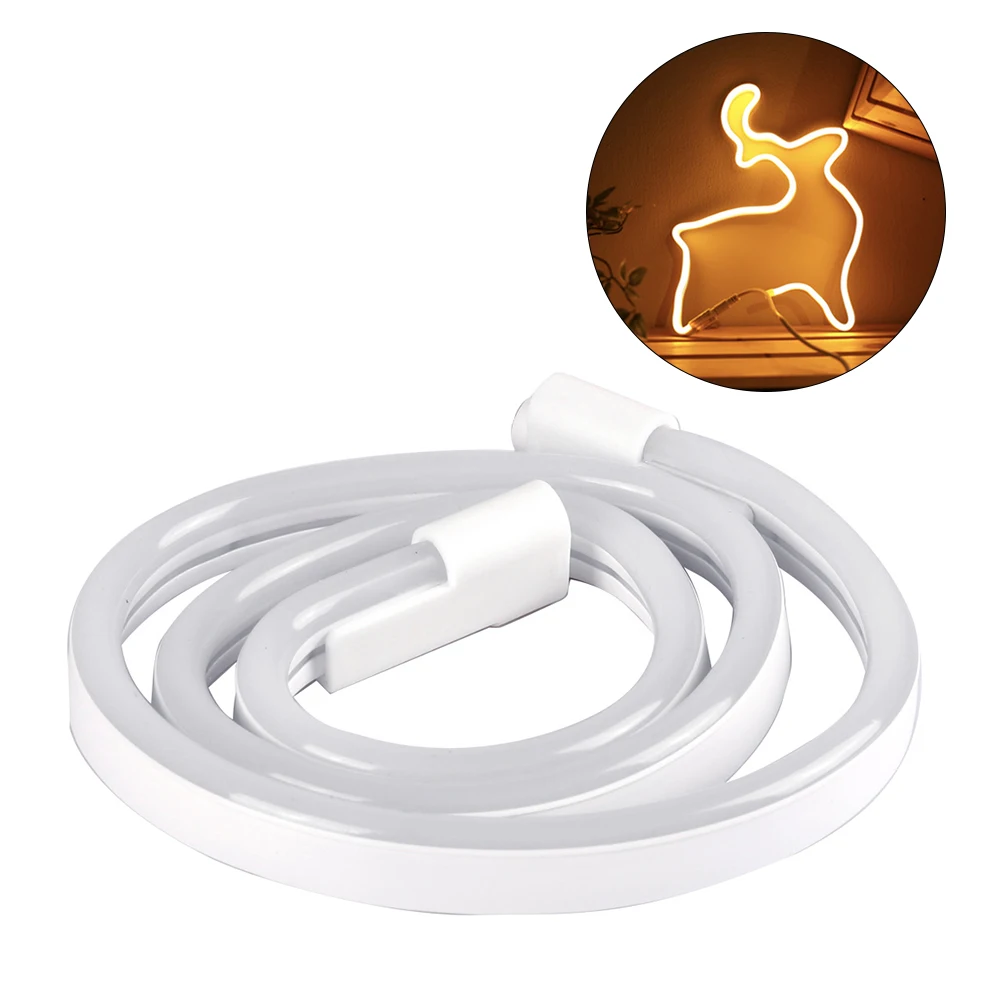 Светодиодная декоративная лампа сделай сам неоновый мини светильник в форме