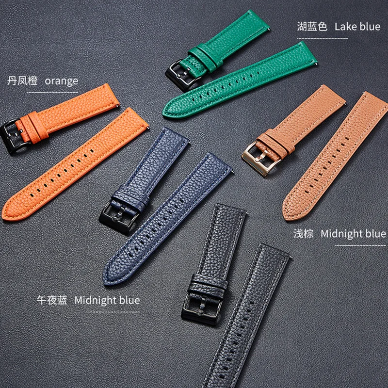 

22mm Leather Strap for Samsung Galaxy Watch 3 45mm Bracelet for Samsung Galaxy Watch 46mm Gear S3 Sport Wristband Accessories