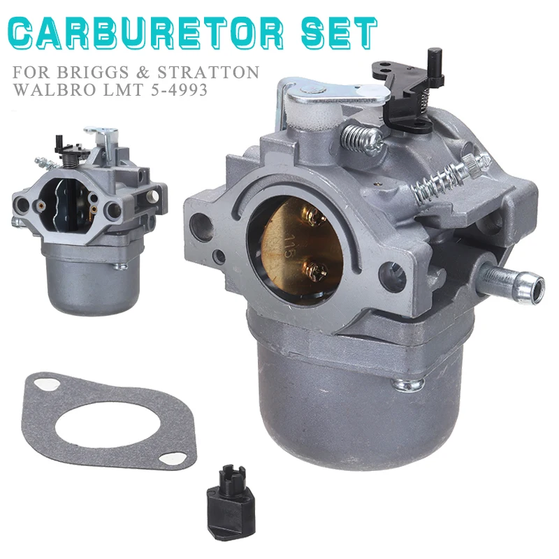 Fuel Supply System Carburetors Set For Briggs & Stratton Walbro LMT 5-4993 Engine 799728 Carburetor Replacement