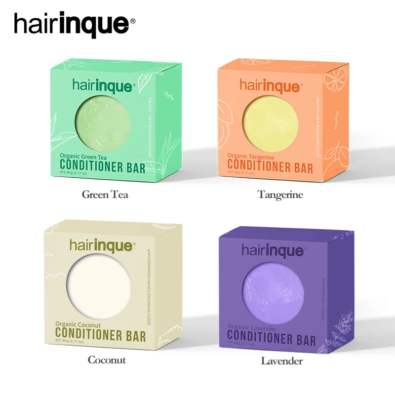 Hairinque органические волосы Кондиционер бар ручной работы холодной обработки без химических веществ или консервантов кондиционер мыло Уход за волосами TSLM1