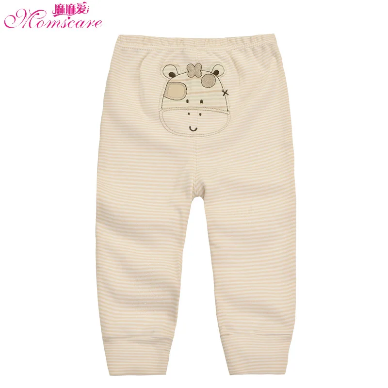 Pantalones coloridos de algod&oacute;n para ni&ntilde;os y ni&ntilde;as, pelele abierto de PP para beb&eacute;, primavera y oto&ntilde;o, novedad-1