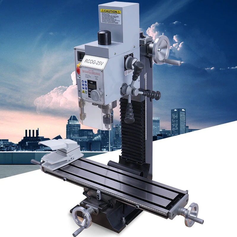 Бытовой многофункциональный сверлильный и фрезерный станок 750 Вт мини V25