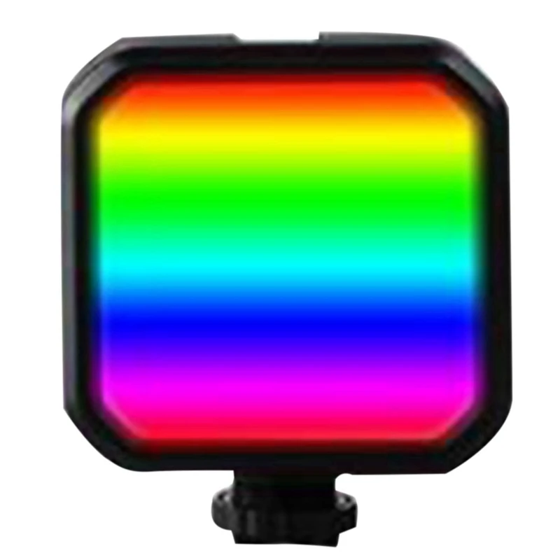

RGB Video Light,Portable 3000K-7000K LED Video Light for GoPro Canon Camera and YouTube Fill Light