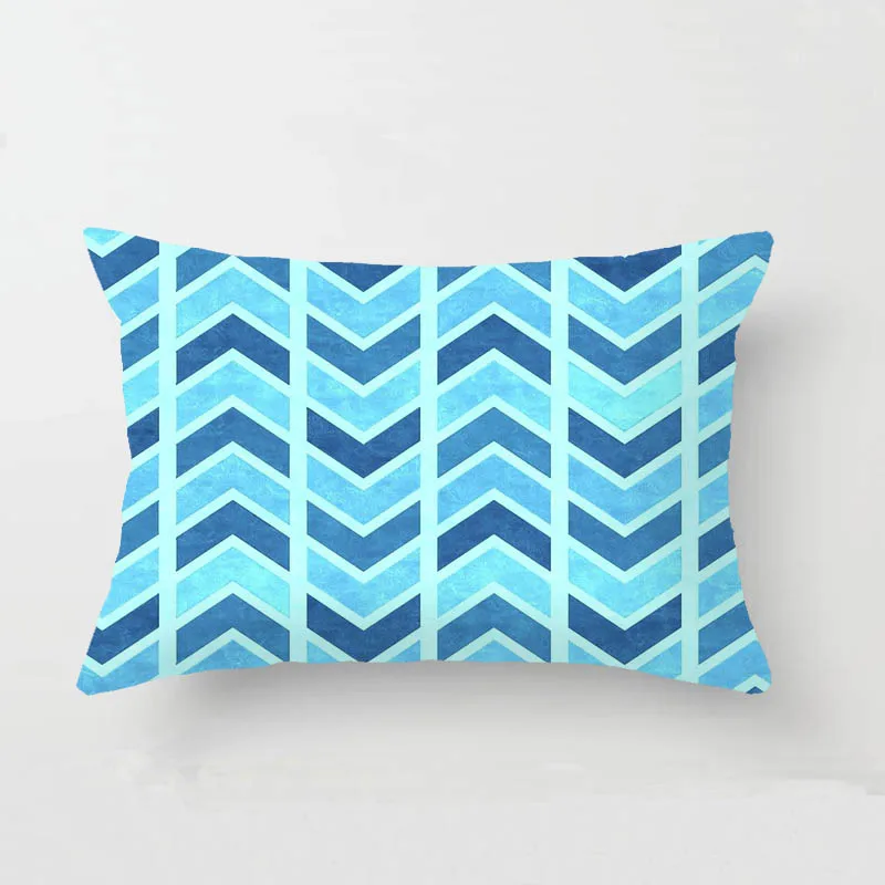 

30x50cm Geometric Double-sided Printing Cushion Cover Home Decoration Sofa Throw Pillow Case Rectangle Pillowcase FX01