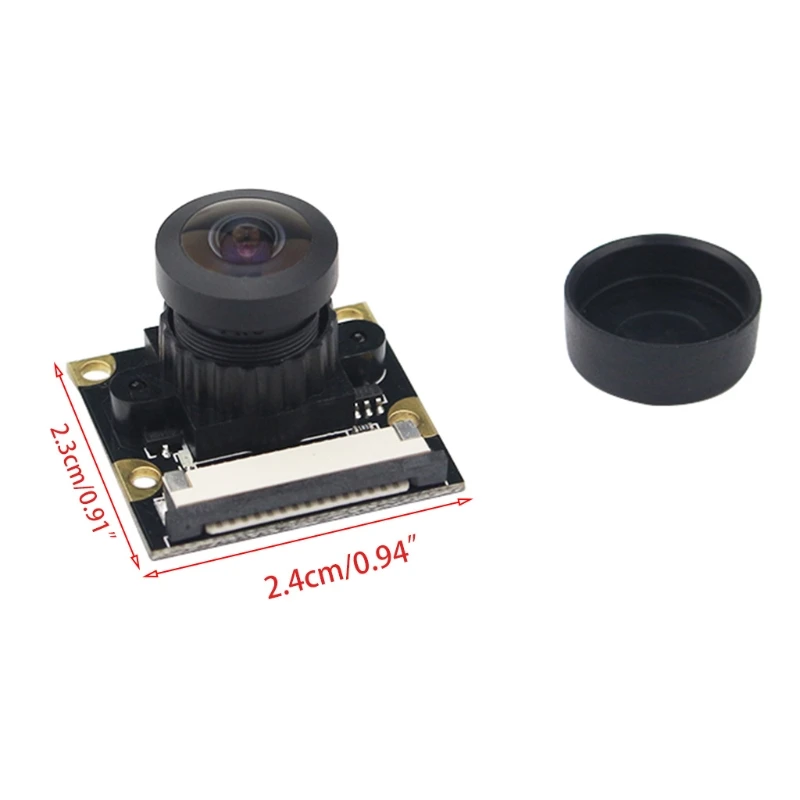 

5MP160 Degree Fisheye Night Focal Adjust Camera for Raspberry Pi4 Model B/3B+/3B