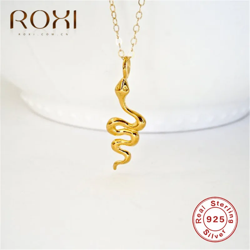 Женское Ожерелье цепочка ROXI ожерелье с медальоном в виде змеи колье чокер из