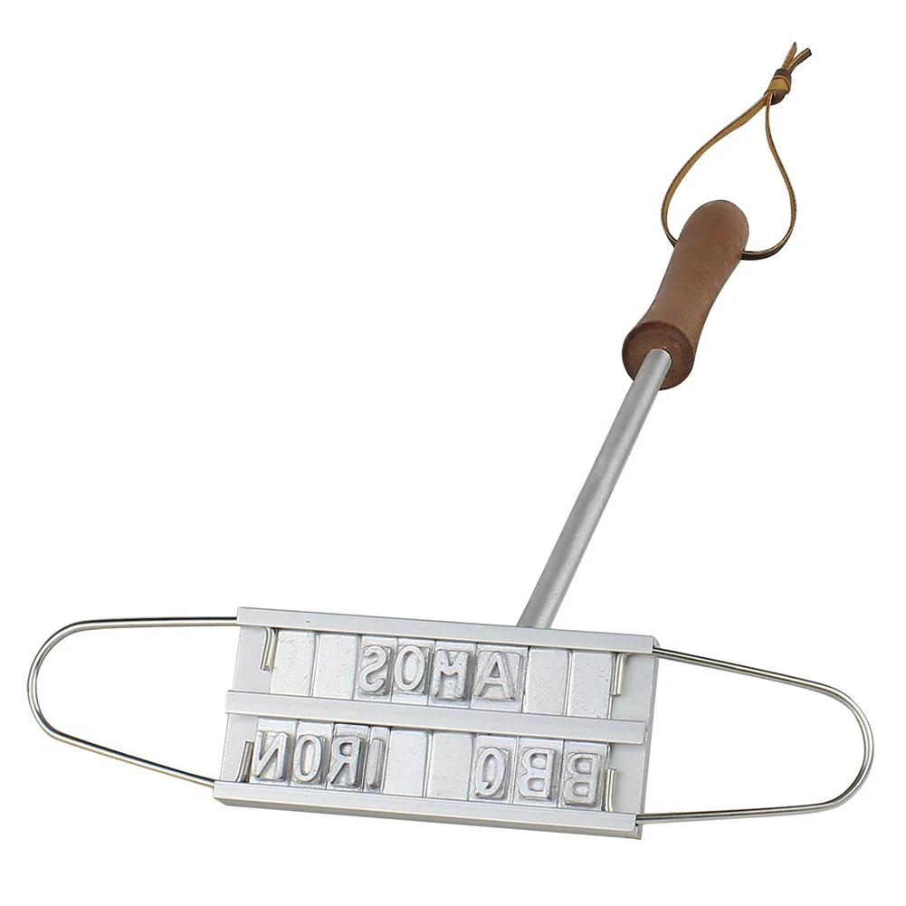 bbq branding iron diy barbecue letter printed bbq steak tool meat grill forks accessories kitchen gadgets free global shipping