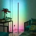 Трехступенчатая Напольная Лампа, светодиодная лампа с тремя ножками и изменением цвета, украшение для дома, RGB, атмосферный торшер