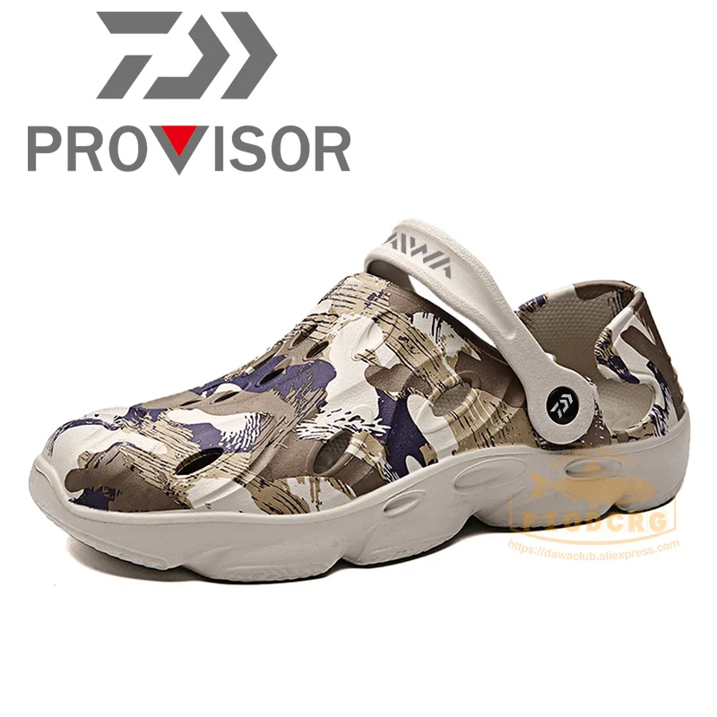 

2021 New DAWA Fishing ShoesBeach Sandals Wading Shoes Light Weight Breathable Daiwa Men Summer Fishing Sandals large size 40-48