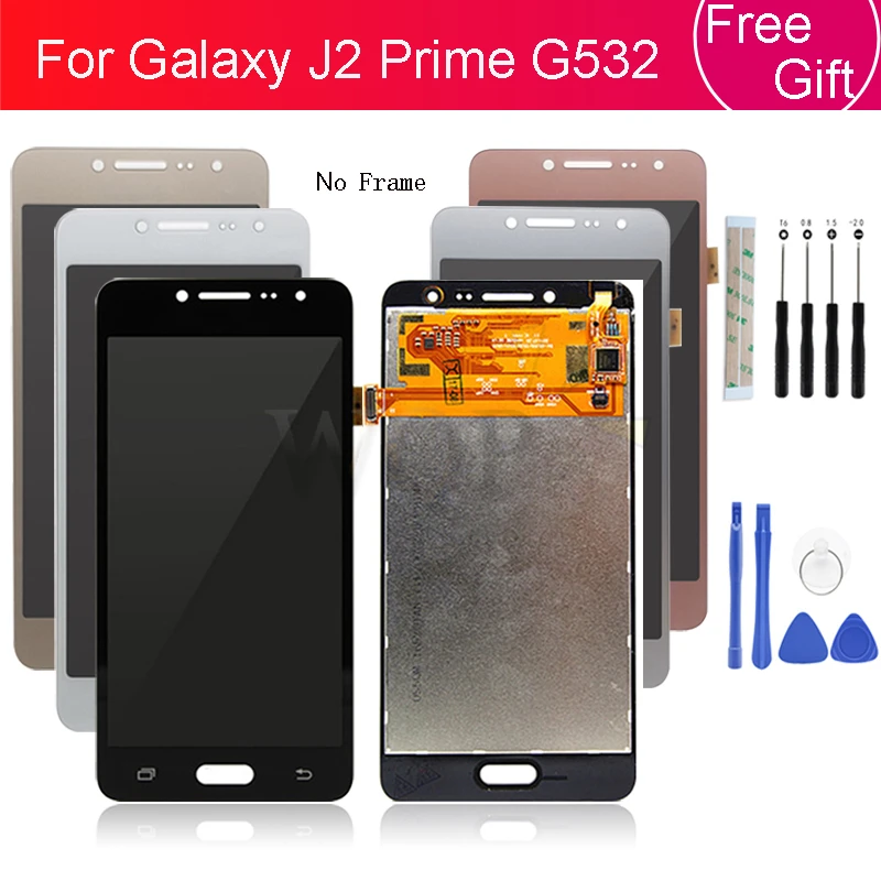 Для Samsung Galaxy J2 Prime ЖК-дисплей с сенсорным экраном дигитайзер сборка для G532 G532F G532M