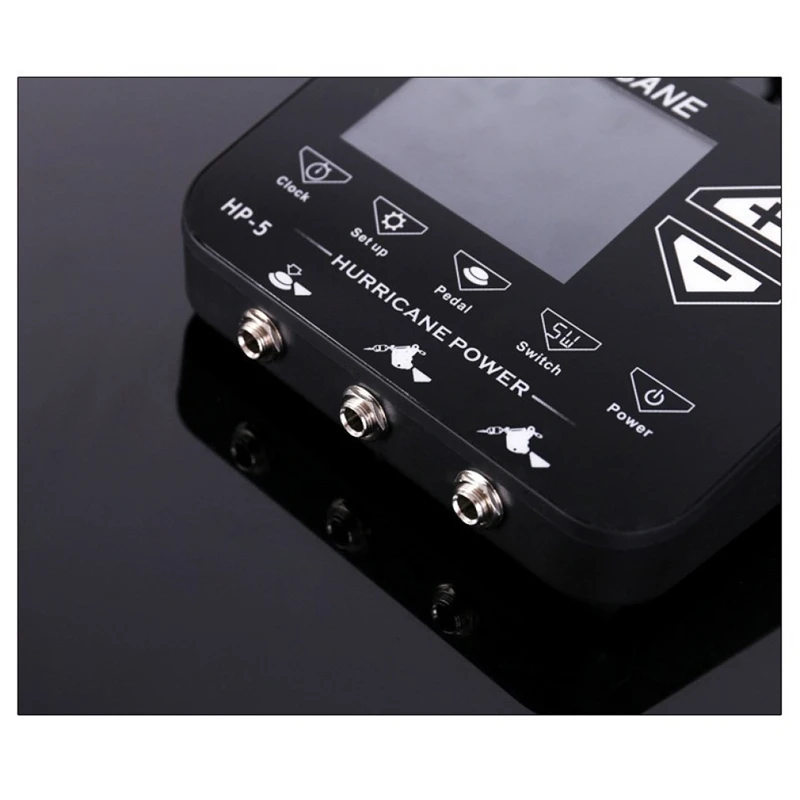 Блок питания для татуировок HP 5 вращающихся катушек источник с сенсорным экраном