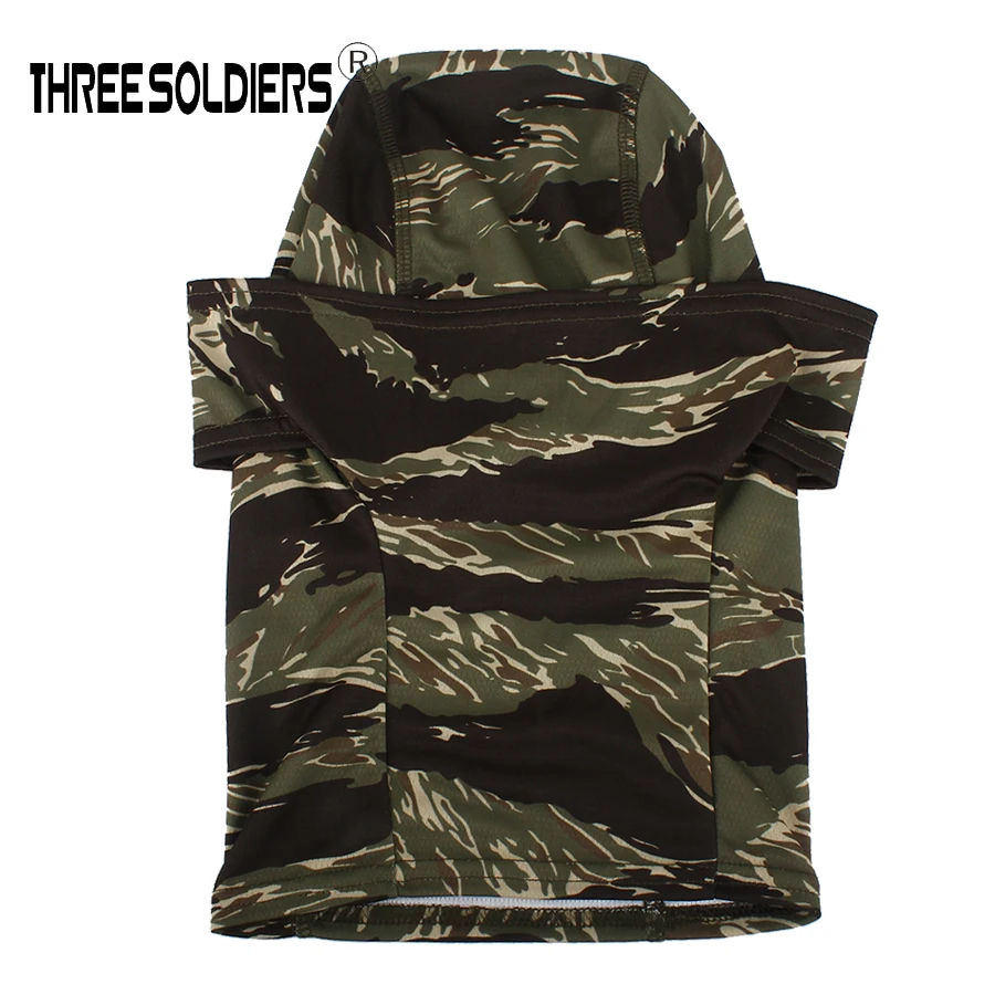 Камуфляжная маска Three Soldier Tiger digtal ACU тактическая Балаклава для страйкбола на все