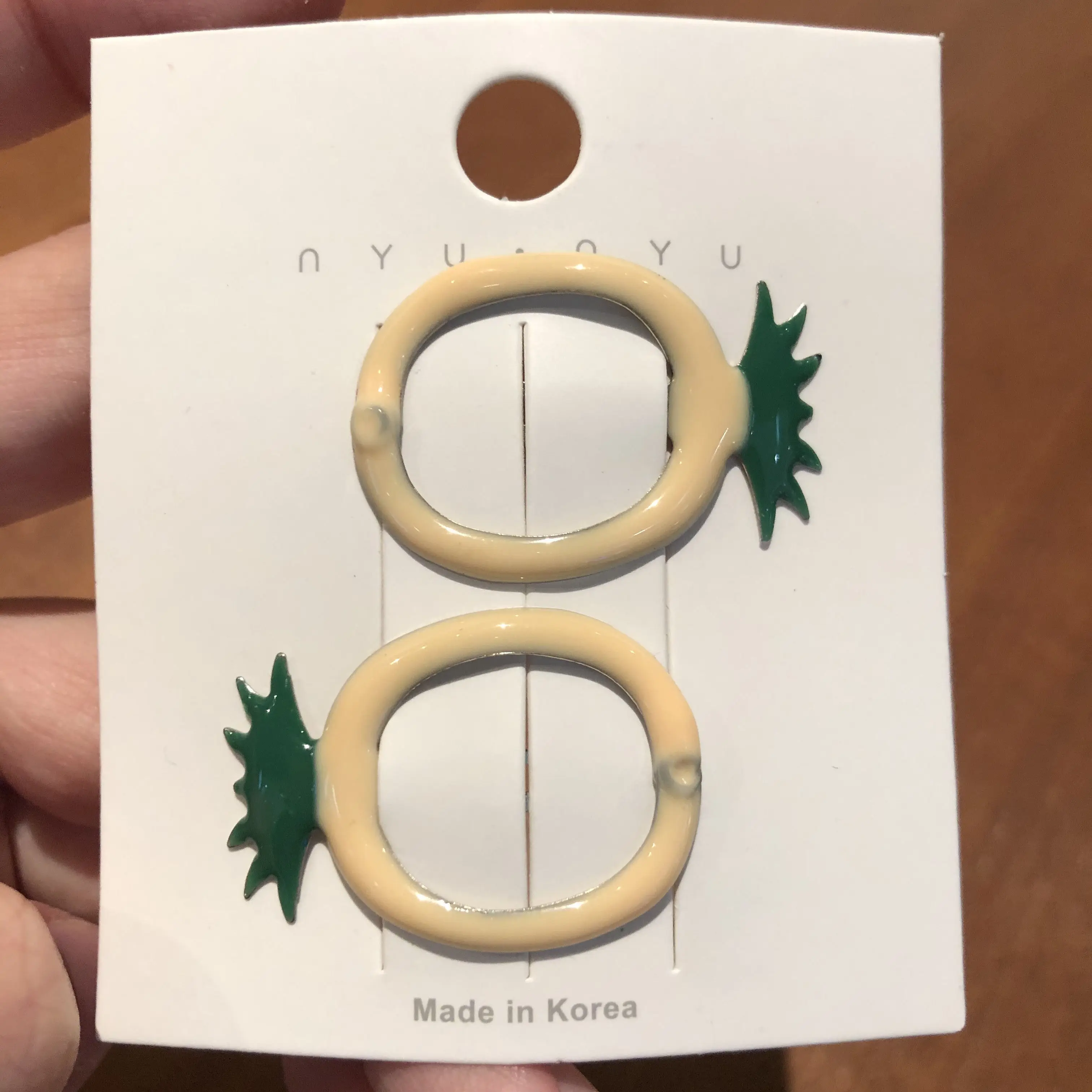 2 шт./лот новинка заколка для волос с фруктовым бананом принтом вишни