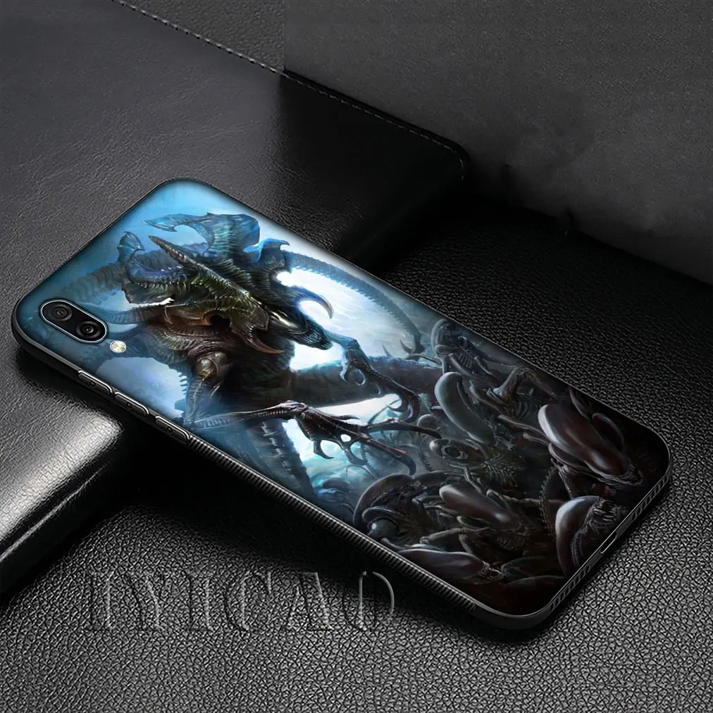 IYICAO Alien Predator Мягкий силиконовый чехол для Huawei P30 P20 Pro P10 P9 Lite Mini 2017 2016 P Smart Z Plus 2019 |