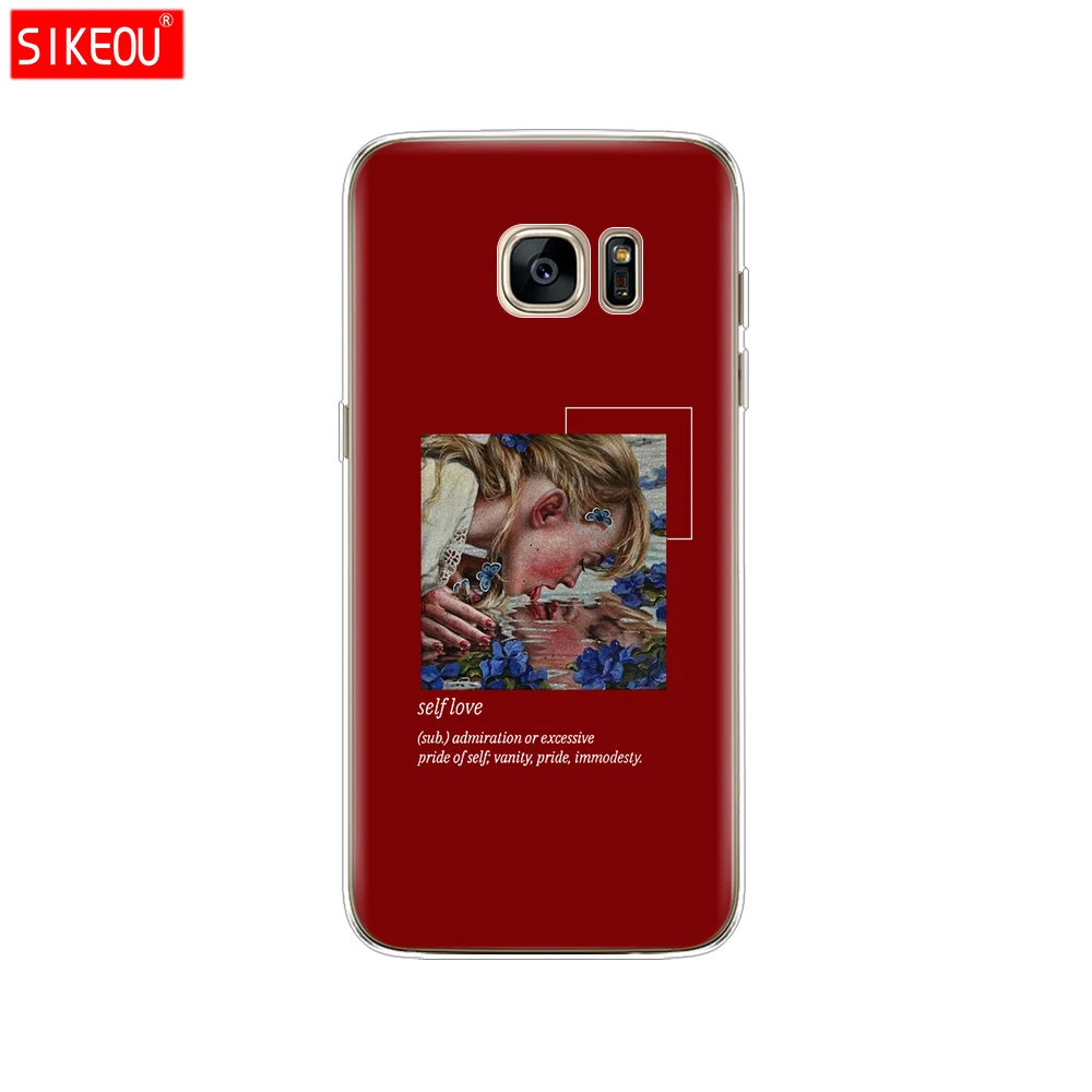 Чехол для Samsung S7 чехол телефона G930F G930FD G930W8 мягкий силиконовый copa Galaxy edge милый из