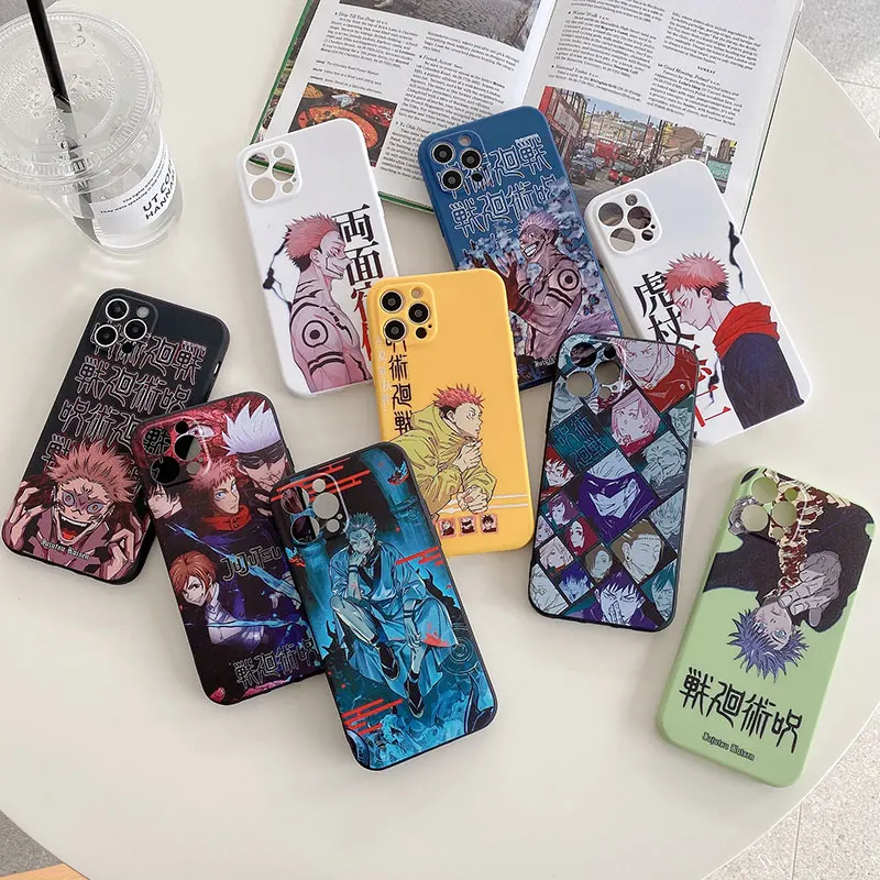 

Jujutsu Kaisen Phone Cases for IPhone 12 Mini 11 Pro Max SE 2020 XS Max XR X 7 8 Plus Case Cover Silicone Soft TPU Silicon Back