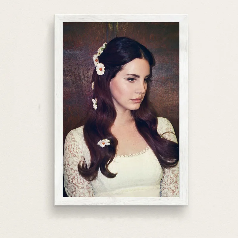 Lana Del Rey поп-Певица модель художественная живопись высокое качество холст картина плакат Настенные украшения для детской комнаты без рамки o444