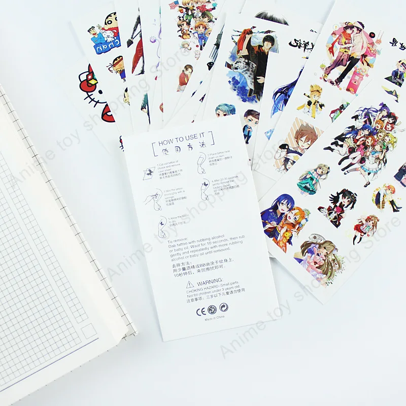 

Random 1pcs Anime Demon Slayer Kimetsu No Yaiba Tattoo Sticker Tattoos Waterproof Cartoon Kids Girls Christmas Birthday Gift