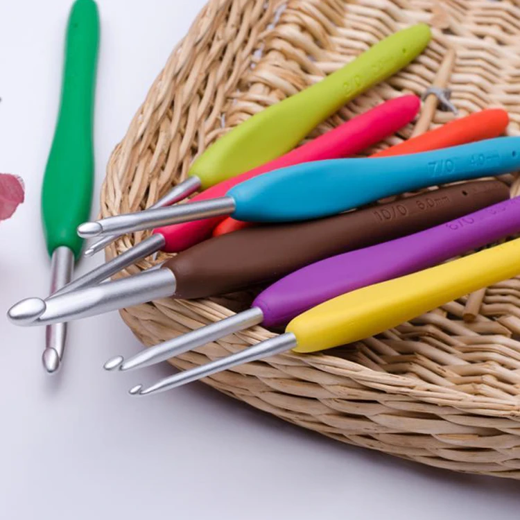 9 шт./компл. новая подушка сцепление крючком Крючки Клевер спицы 2 0 6 мм алюминий