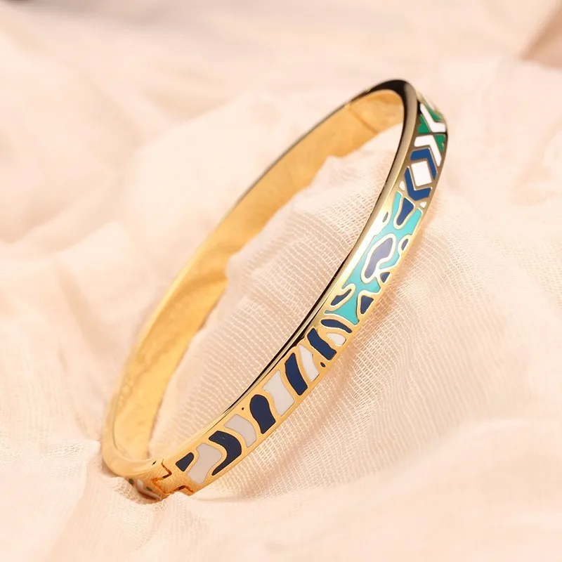 R& X Detalles Boda женское ювелирное изделие 6 мм браслет из нержавеющей стали Bijoux Femme Fine Regalos эмалевые браслеты Esmaltes