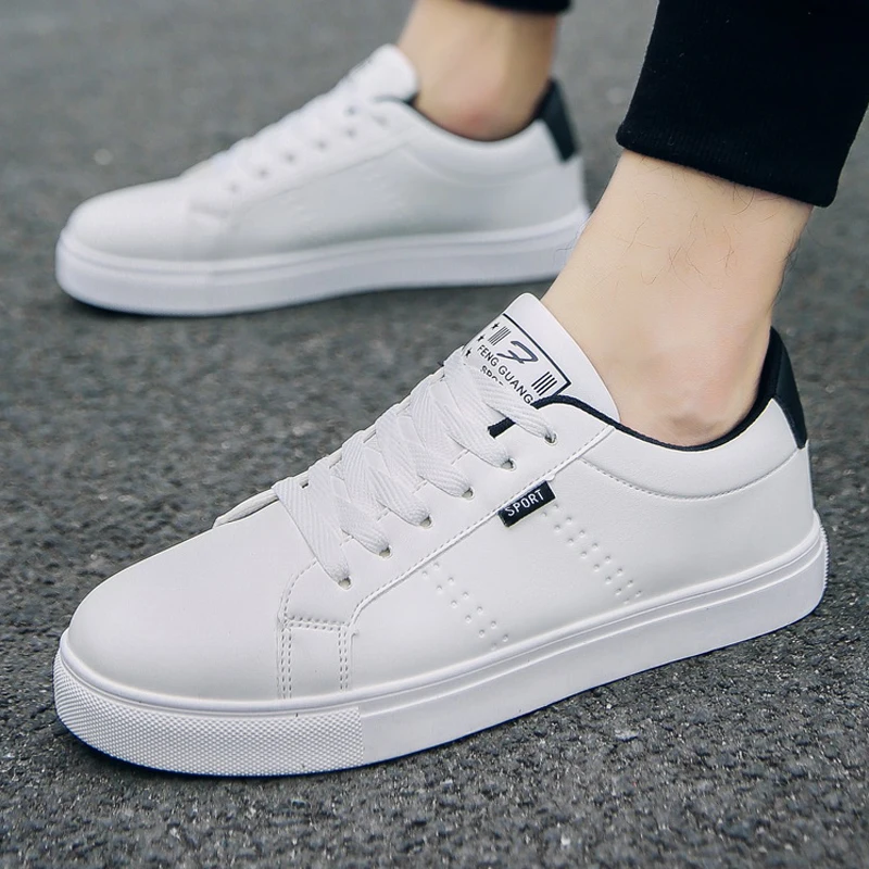 

Shoes Men 2021 Men Vulcanize Shoes White Shoes Leather Shoes Men Cheap Shoes Free Shipping Shoes Fashion Men Trainers Shoes