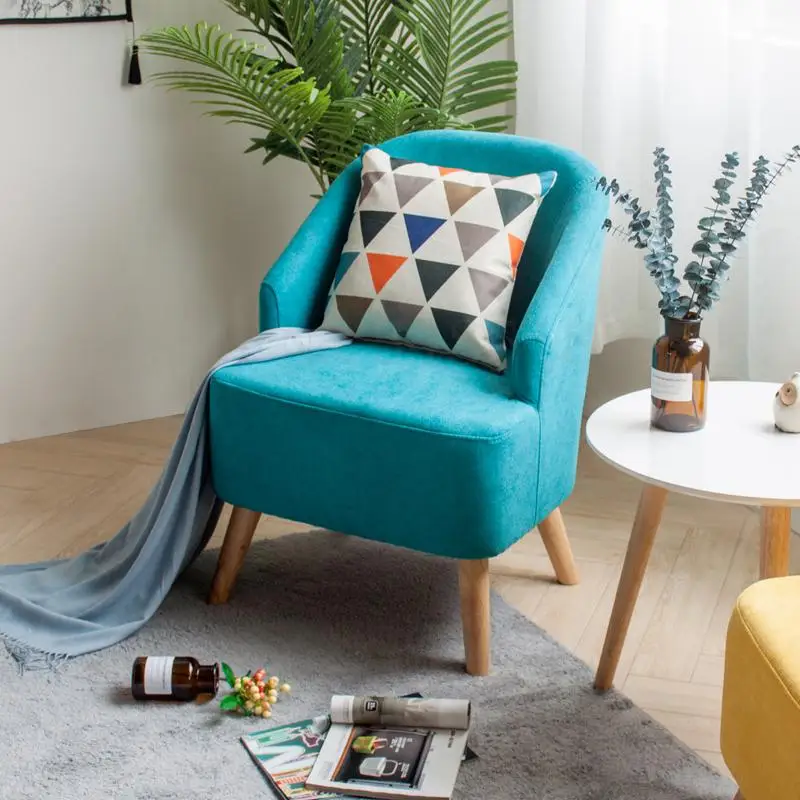 Скандинавский одноместный диван для маленькой квартиры современный