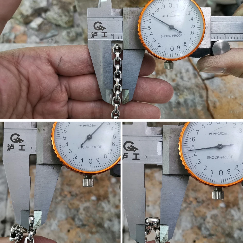 Женская простая цепь Серебряное мужское байкерское ожерелье в стиле панк рок