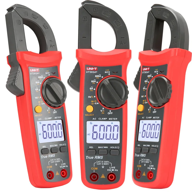 Цифровой мультиметр зажим UNI T UT201 +/UT202 +/UT203 +/UT204 + 400 600A Автоматический диапазон true