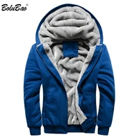 bolubao fashion brand mens jackets autumn winter new men plus velvet thickening jacket male casual hooded jacket coats