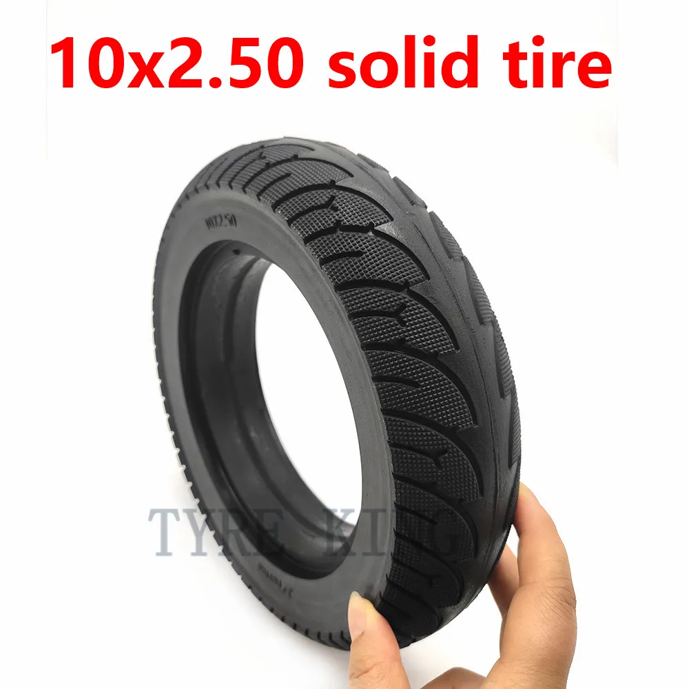 

10 Inch Electric Scooter Solid Tire10x2.50 Tubeless Wheel Tyre 10 Inch Solid Tyre for Electric Scooter Parts