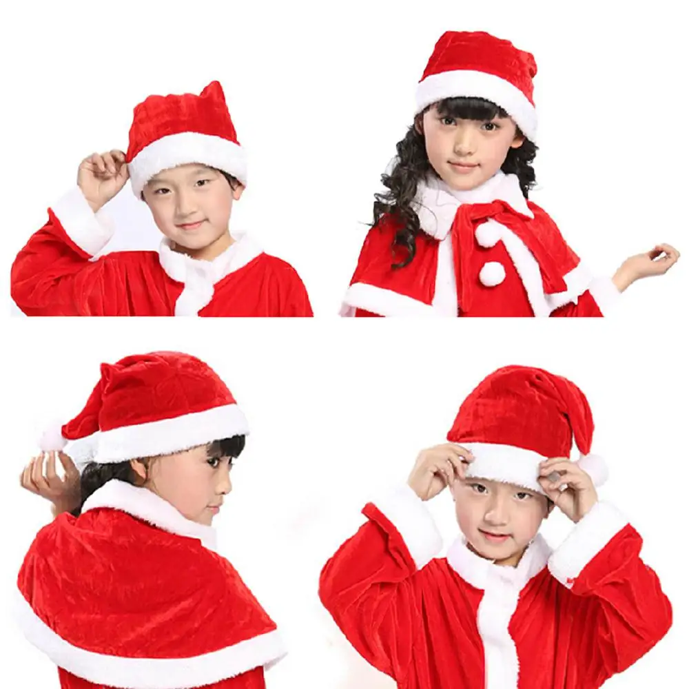 Рождественская шляпа 12 шт. унисекс Шляпа Санты традиционный Рождественский