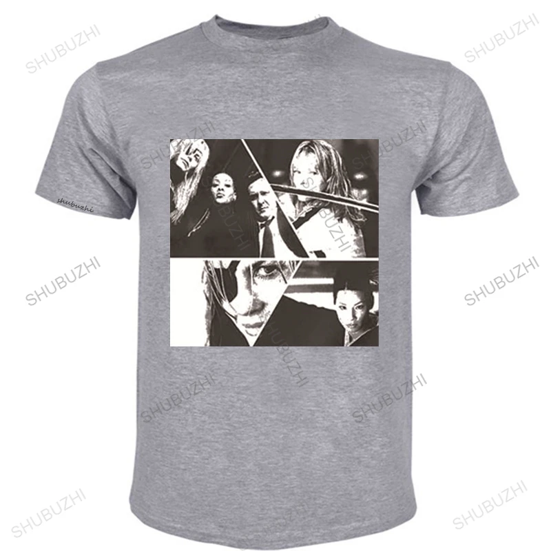 

Kill Bill T Shirt Action Adventure Movie Female killer Uma Thurman Tees Adult Design Soft Breathable homme Cotton Camiseta