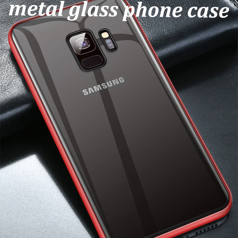 Magnetic Metal Adsorption Case For Samsung Galaxy S8 S9 S10 Plus S10E Note 9 8 S7 Edge M20 M10 A30 A50 A7 A8 A9 J4 J6 2018 |